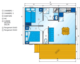 Chalet Alouette 28M² 2 Chambres Chalet Alouette 28M² 2 Chambres