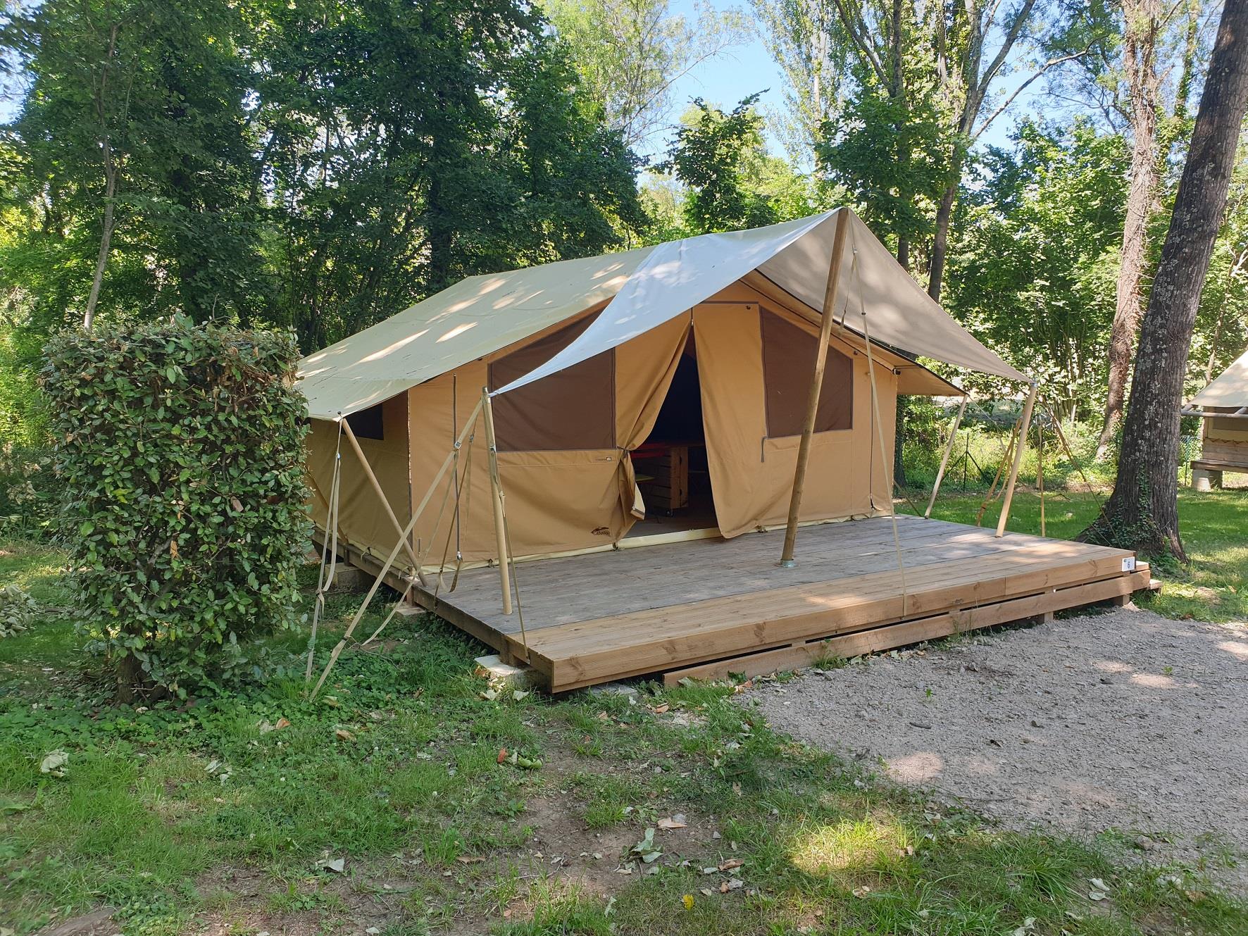 Location - Tente Lodge Cabanon Classic - Camping de Graniers