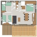 Chalet Portland 3 Chambres 35 M2 Chalet Portland 3 Chambres 35 M2