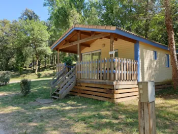 Mietunterkunft - Chalet Alouette 28M² - Camping de Graniers