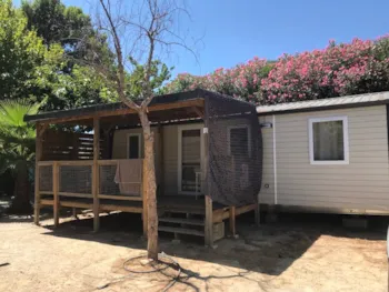 Mietunterkunft - Mobilhome Privilege 3 Chambres  Tv - Clim - Camping Cap Sud