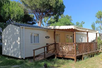 Mietunterkunft - Mobilhome Confort 3 Chambres 6/8P Tv - Clim - 2 Sdb - Camping Cap Sud
