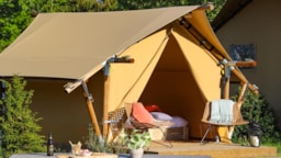 Huuraccommodatie(s) - Lodge Sparkle - Camping Le Tampico