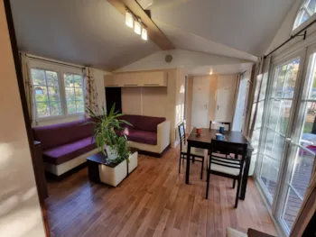 Mietunterkunft - Mobilheim Premium - 2 Schlafzimmer - - Camping Le Tampico