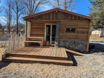 Mietunterkunft - Premium Hütte Montagne - - Camping Le Tampico