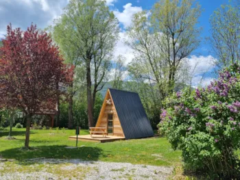 Mietunterkunft - Trapperhütte - - Camping Le Tampico