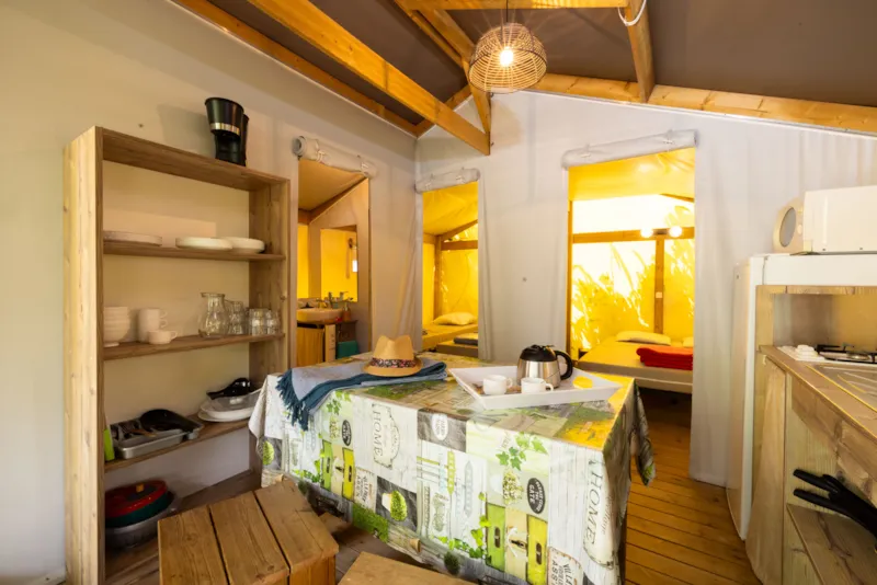 Tente Lodge 2 Chambres - 4 Pers