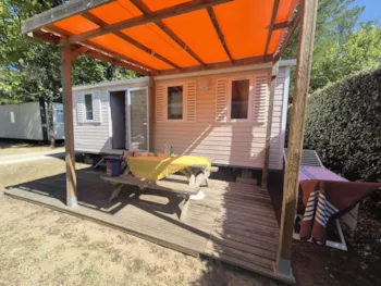 Location - Mobilhome Cottage (4 Adultes Maxi) - 2 Chambres. - Camping les PEUPLIERS