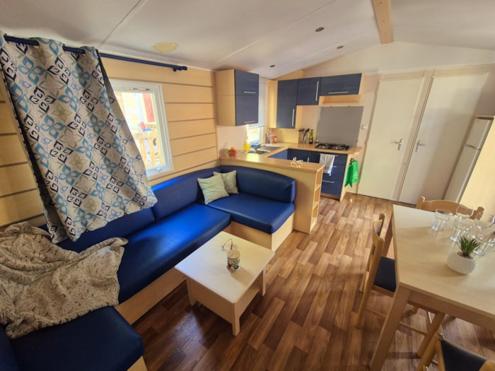 Mobilhome Loft Avec Terrasse Couverte Et Climatisation (4 Adultes Maxi) - 2 Chambres.