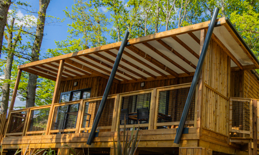 SUNELIA LUXE CHALET SPA + clim - 2 chambres - 2 salle de bains - 4pers.