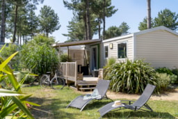 Huuraccommodatie(s) - Stacaravan Sunêlia Comfort + Océane -  -  2 Slaapkamers - Camping Sunêlia Le Fief