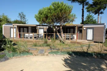Mietunterkunft - Cottage Friends 4 Schlafzimmer 4 Badezimmer Premium - Camping Sandaya Le Fief