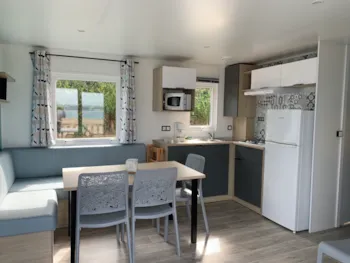Mietunterkunft - Mobilheim Trimaran 34M² - CAMPING BELLEVUE MER