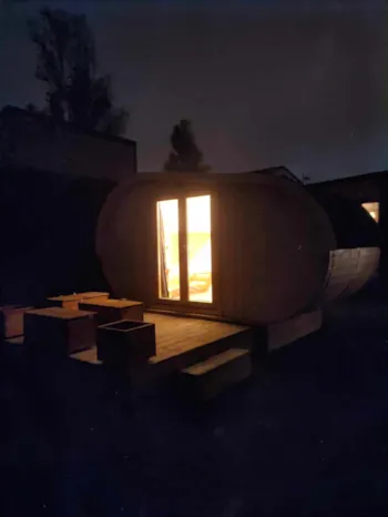 Mietunterkunft - Cabane Hobby - CAMPING BELLEVUE MER