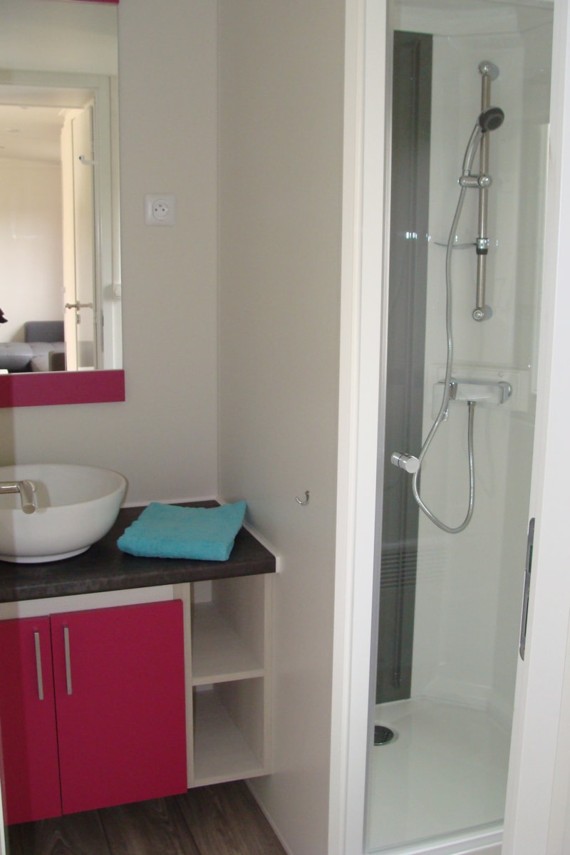 Mobil home EXLUSIF 3 chambres – 2 salles de bain