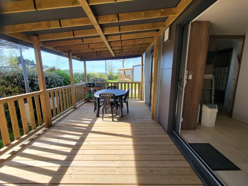 C- Mobil-Home Méditerranée Climatisé 2 Chambres