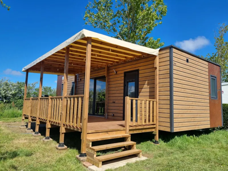 C- Mobil-Home Méditerranée Climatisé 2 Chambres