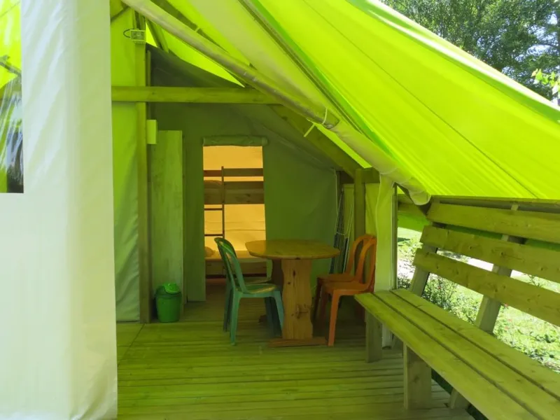 Tente Lodge Sahari (Sans Sanitaires) - 17M² - 2 Chambres