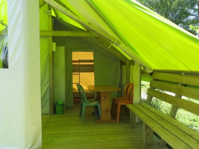 Tent Ecolodge SAHARI (without toilet blocks) - 17m² - 2 bedrooms — 5