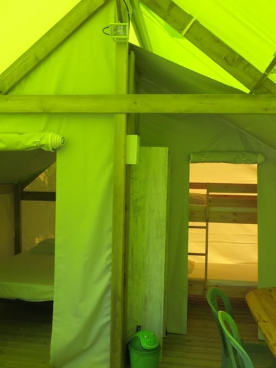 Tent Ecolodge SAHARI (without toilet blocks) - 17m² - 2 bedrooms — 6