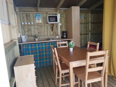 BUNGALOW LODGE Carrélys (without toilet blocks) - 27m² - 2 bedrooms — 6
