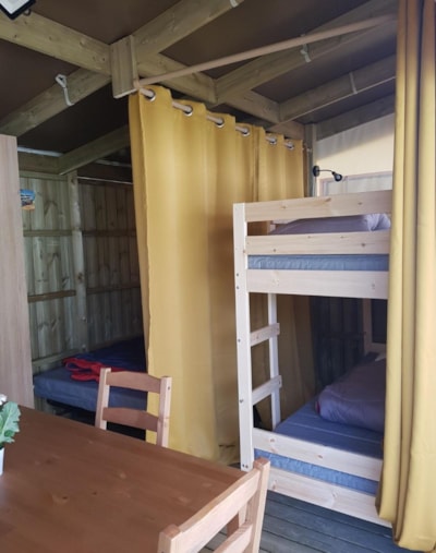 BUNGALOW LODGE Carrélys (without toilet blocks) - 27m² - 2 bedrooms — 7