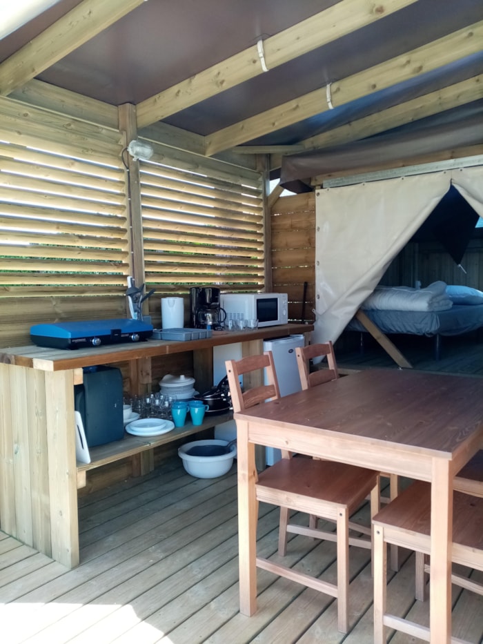 Bungalow Lodge Cop'camp 18M² 2 Chambres 2020 Sans Sanitaire Privatif