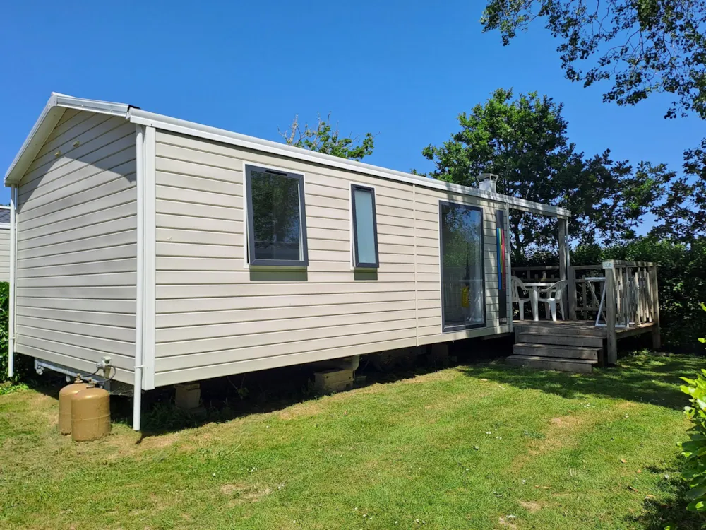 Location - Mobil-Home Malaga Trio - 30M² - 3 Chambres - Camping Kerlaz