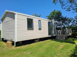 Accommodation - Mobile Home Malaga Trio 3 Bedrooms 30M² 2018 - Camping Kerlaz