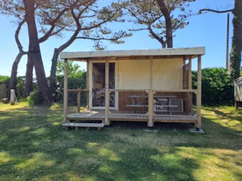 Mietunterkunft - Bungalow Lodge Ocean 27 M² 2 Zimmer 2022 - Ohne Eigene Sanitäranlagen - Camping Kerlaz