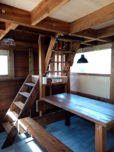 BUNGALOW LODGE Cocotier ( without private bathroom) - 25m² - 2 bedrooms — 4