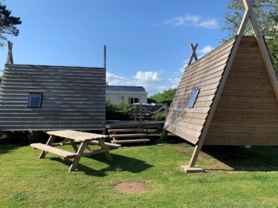 Tipi hut 1 (without private bathroom) - 12m²- 1 room — 4