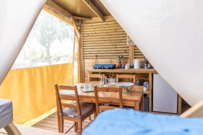 BUNGALOW LODGE COP'CAMP (without toilet blocks) - 18m²-  2 bedrooms — 4