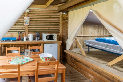 BUNGALOW LODGE COP'CAMP (without toilet blocks) - 18m²-  2 bedrooms — 2