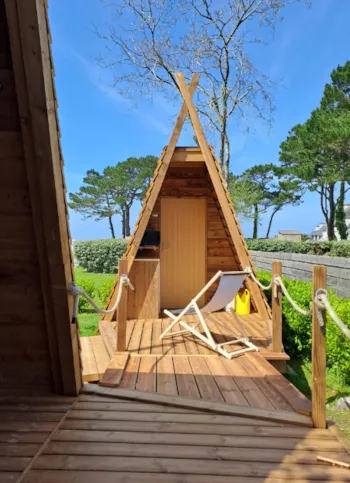 Mietunterkunft - Tipihütte 2 (Ohne Eigene Sanitäranlagen) - 12M² - 1 Zimmer - Camping Kerlaz
