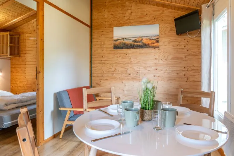 Location - Chalet Sun - 29M² - 2 Chambres - Camping Kerlaz