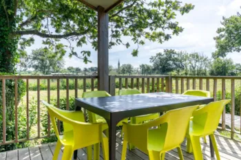 Mietunterkunft - Mobilheim Camelia - 29M² - 3 Schlafzimmer - Camping Kerlaz