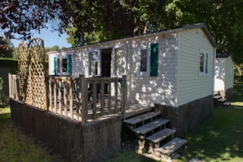Mietunterkunft - Mobilheim Confort Tuffault 30M² (2 Schlafzimmer) - Camping Les Nobis d'Anjou