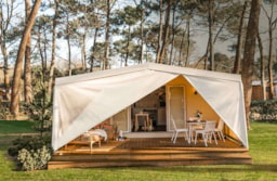 Huuraccommodatie(s) - Coco Sweet Eden  20 M² Zonder Privé Sanitair - Camping Les Nobis d'Anjou