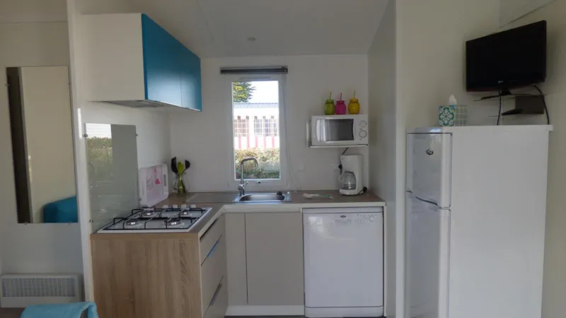 Mobilhome Archipel Premium 30M² - 3 Chambres / Terrasse Couverte + Tv + Lv + Draps