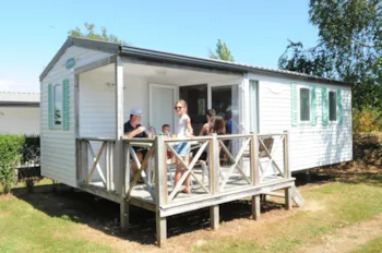 Mietunterkunft - Mobilheim Iroise Standard 25,5M² - 2 Zimmer / Halbüberdachte Terrasse + Tv - Flower Camping Domaine de Pendruc