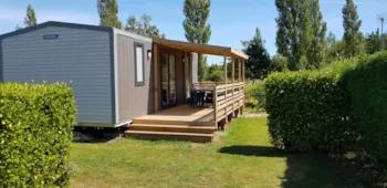 Mietunterkunft - Mobilheim Pendruc Premium 30M² - 2 Zimmer / Überdachte Terrasse + Tv - Flower Camping Domaine de Pendruc