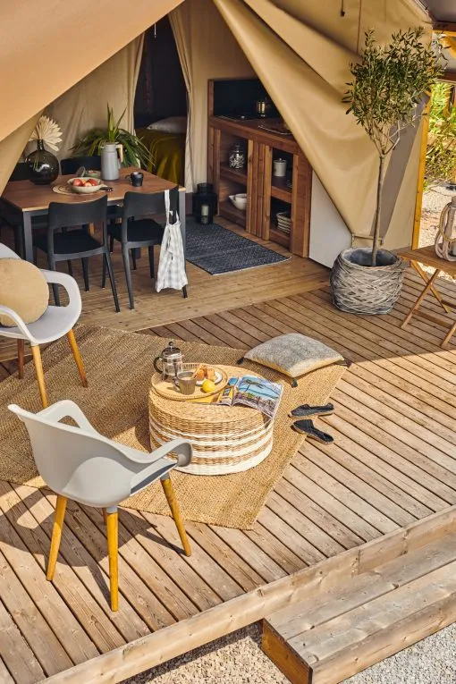 Mini Wood Lodge 21M² 2 Chambres Sans Sanitaires / Terrasse Couverte