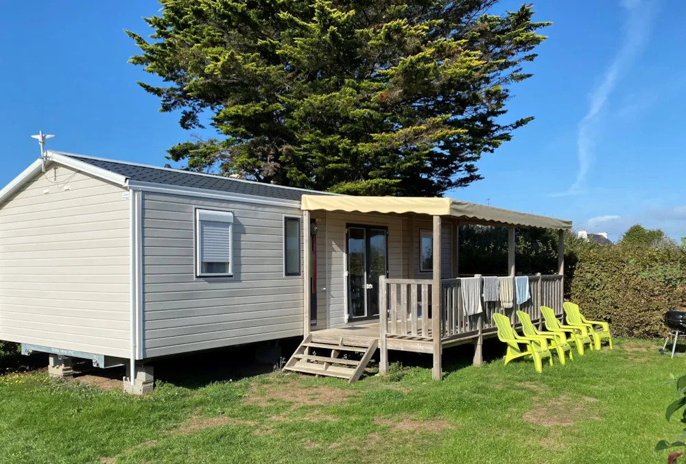 Location - Mobilhome Family Espace Premium 40M² - 4 Chambres - 2 Sdb / Terrasse Couverte + Tv + Lv + Draps - Flower Camping Domaine de Pendruc