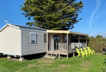 Mietunterkunft - Mobilheim Family Espace Premium 40M² - 4 Zimmer - 2 Badezimmer / Überdachte Terrasse + Tv - Flower Camping Domaine de Pendruc