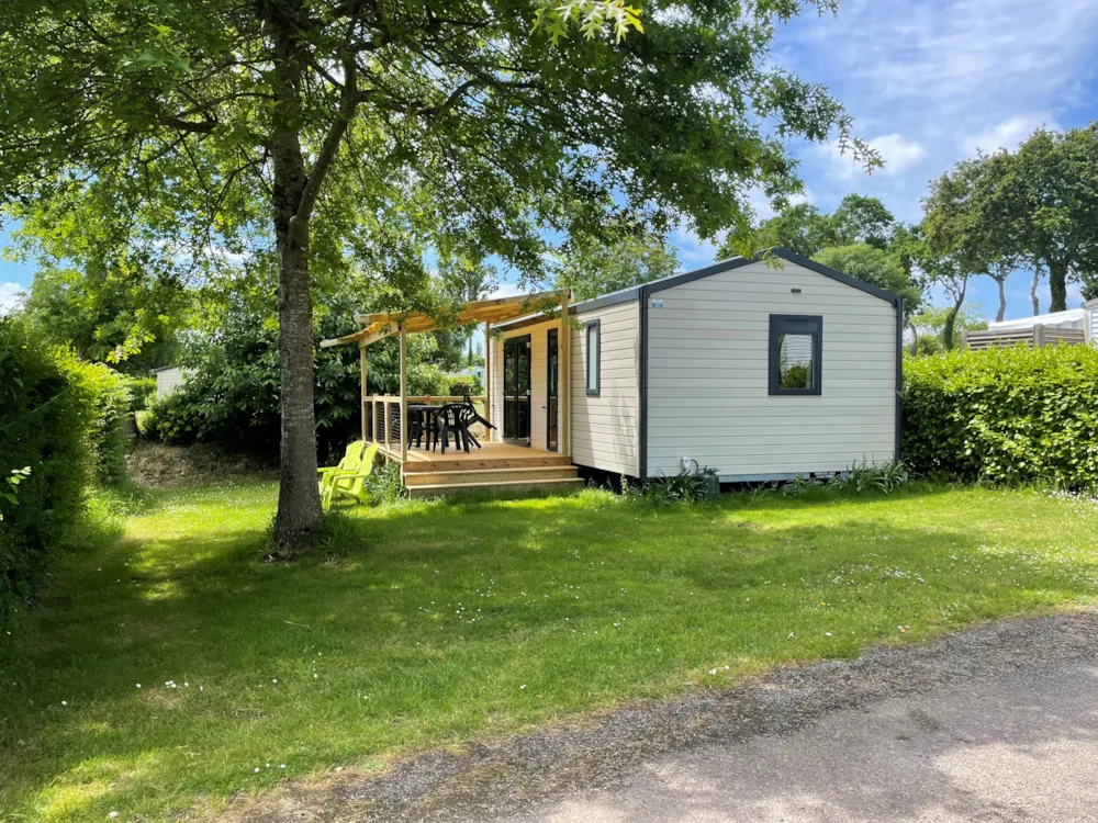 Location - New // Mobilhome Cornouaille Confort 35M² - 3 Chambres / Terrasse Couverte + Tv - Flower Camping Domaine de Pendruc