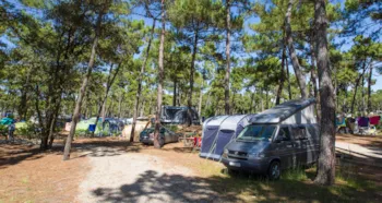 Stellplatz - Pauschale Minibus - Airotel Camping de La Côte d'Argent