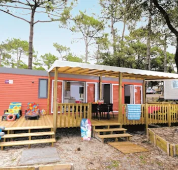 Mietunterkunft - Cottage Wave (3 Zimmer) - Airotel Camping de La Côte d'Argent