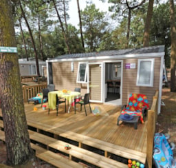 Mietunterkunft - Cottage Sunny (2 Zimmer) - Airotel Camping de La Côte d'Argent