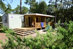 Mietunterkunft - Cottage Sunset (3 Zimmer) - Airotel Camping de La Côte d'Argent